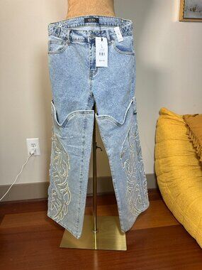 AKIRA Women's Blue Jeans